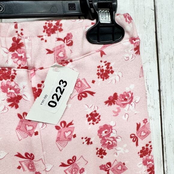 Hill House Pants Kids Size 2Y The Tiny PJ Pants Love Letters Valentine Pink NWOT - Picture 2 of 4